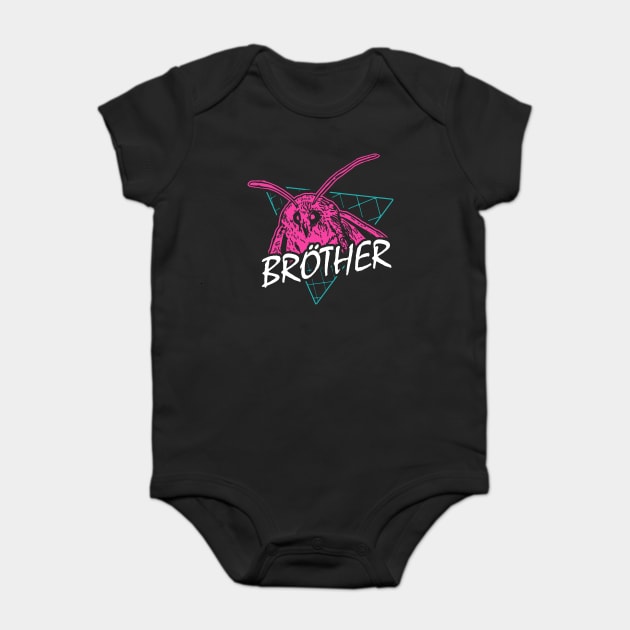 Brother Moth Meme Baby Bodysuit by dumbshirts